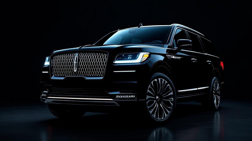 Lincoln Navigator L front three-quarter view