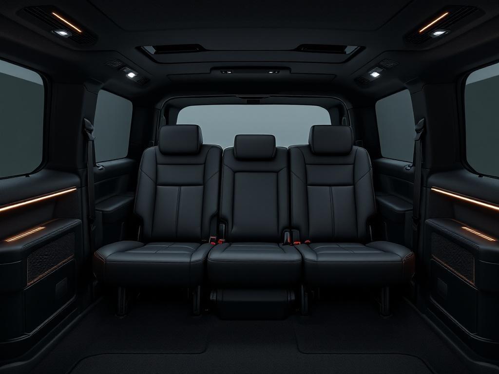 Lincoln Navigator L rear cabin seating