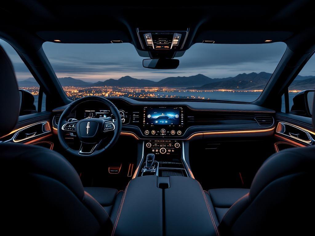 Lincoln Navigator L driver cockpit