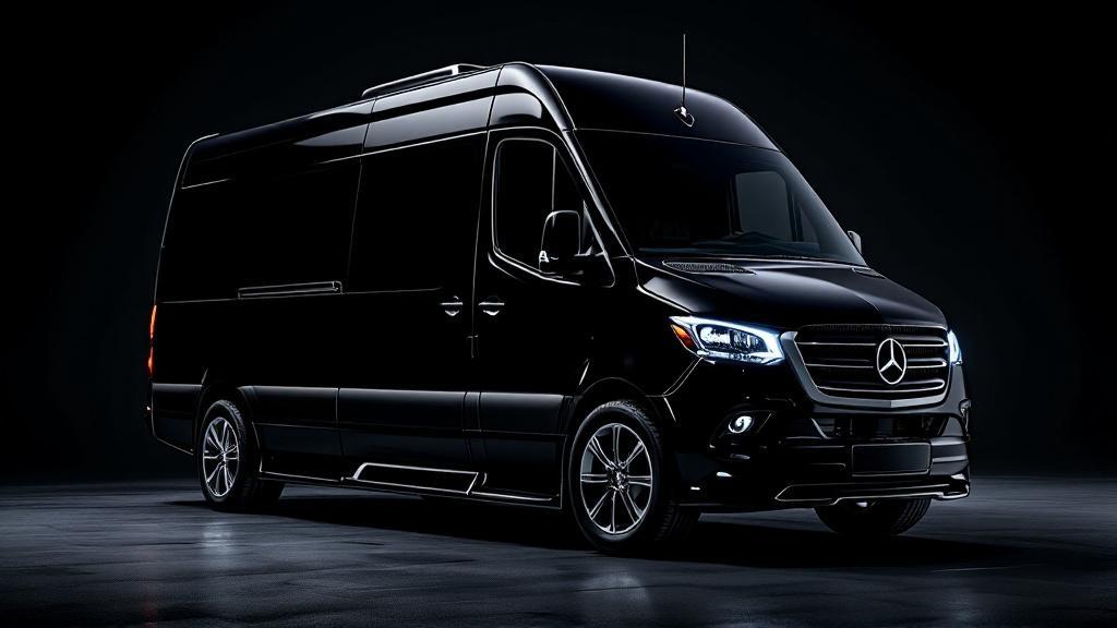 Luxury Sprinter front three-quarter view