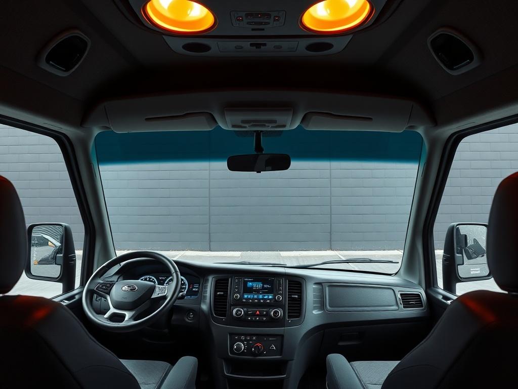 Mini Coach driver cockpit