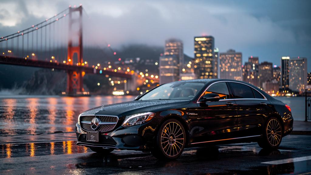 San Francisco Bay Area at night